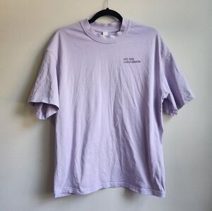 Lululemon Brushed Heavyweight Cotton Crewneck T-shirt Size Small